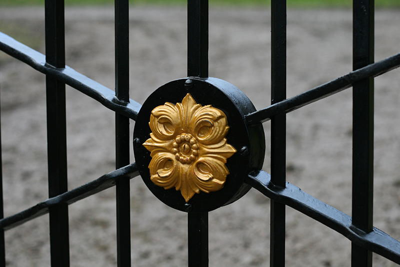 Bishops Castle gate detail